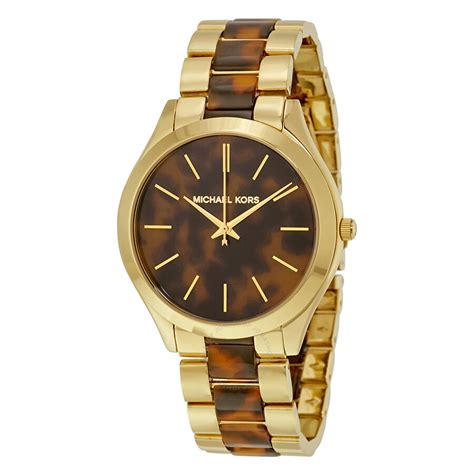 michael kors jet set watch tortoise shell|mk4284 women's watch.